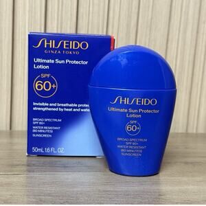 Shiseido Ultimate Sun Protector Lotion SPF 60+ Sunscreen 1.6oz / 50ml New in BOX